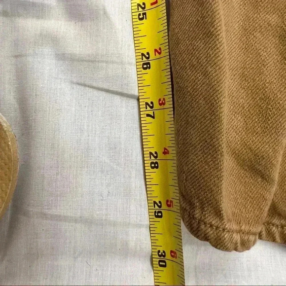 RAG AND BONE Jeans Womens High Rise Straight Buttnernut Brown Engineer Sz 31 - Picture 13 of 16